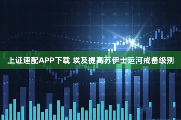 上证速配APP下载 埃及提高苏伊士运河戒备级别