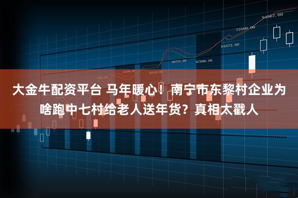 大金牛配资平台 马年暖心！南宁市东黎村企业为啥跑中七村给老人送年货？真相太戳人